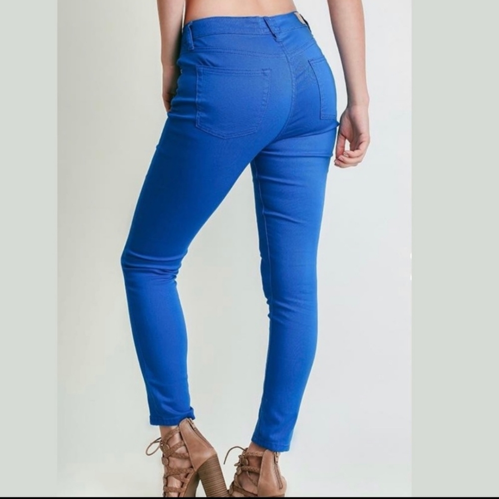 Brand New Umgee Vibrant Blue Royalty Skinny Jeans 29